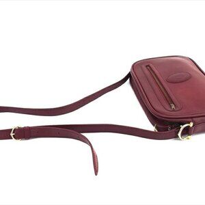CARTIER Shoulder Bag Bordeaux gold Women Authentic secondhand